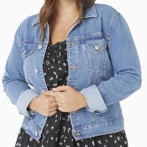 Hudson Jeans L/XL Denim “Trucker” Jacket in Medium Blue